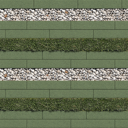 Тротуарная плитка ГАЗОННАЯ РЕШЕТКА - Стандарт Зеленый