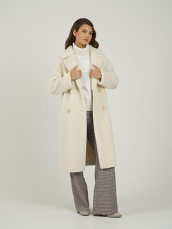 Шуба из шерсти чебурашка, SilverFox (арт. 1152)