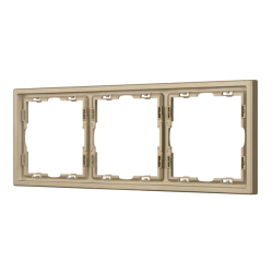 Рамка пластиковая FRM-NOBE-SFPL-3-GD (Arlight, -) 054221