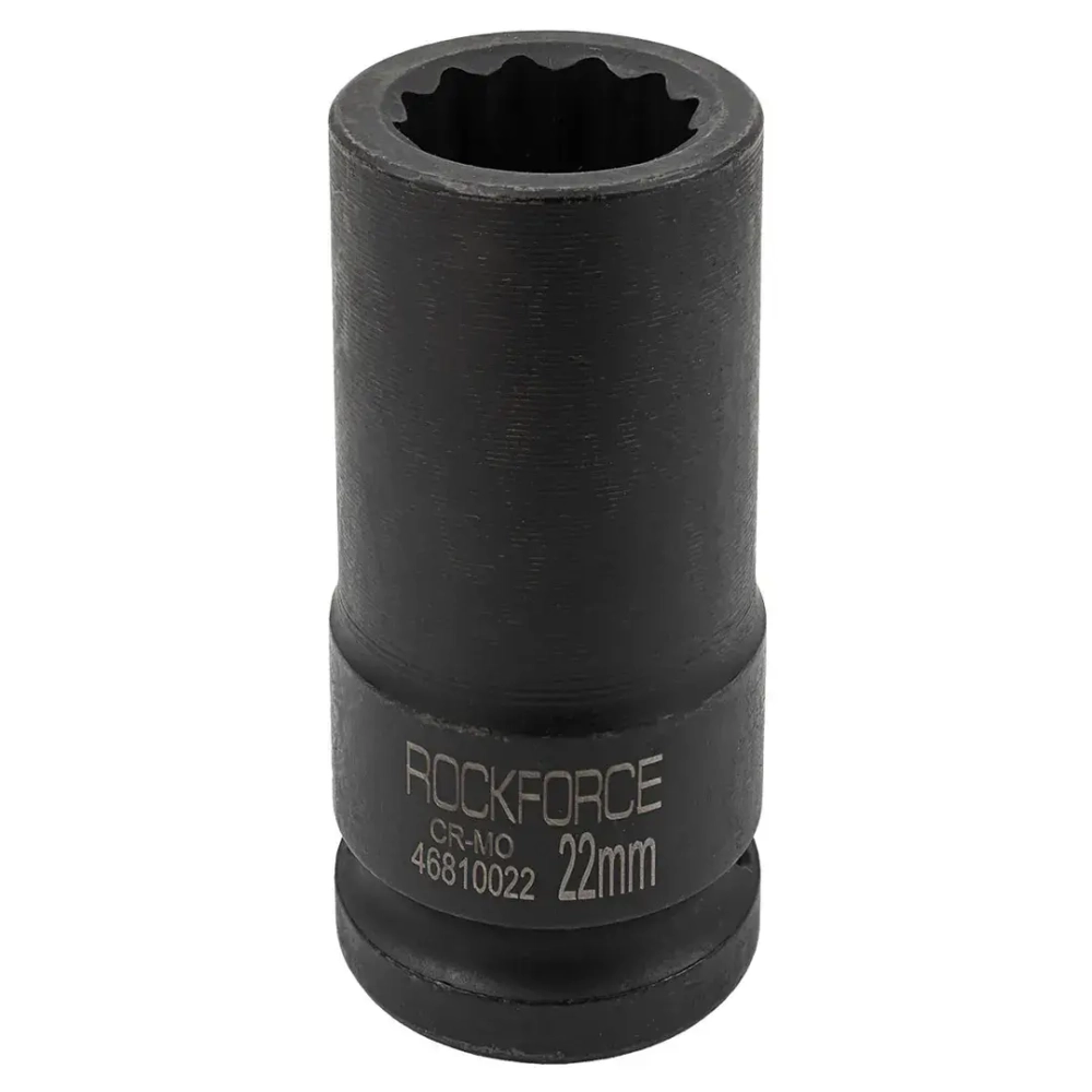 Головка ударная глубокая 22мм 3/4''12гр. RockForce##Rock FORCE RF-46810022