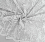 D-S210001 сетка жаккард  мрамор (1#) белый НЕТ