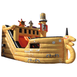 Коммерческий надувной батут "Корабль"