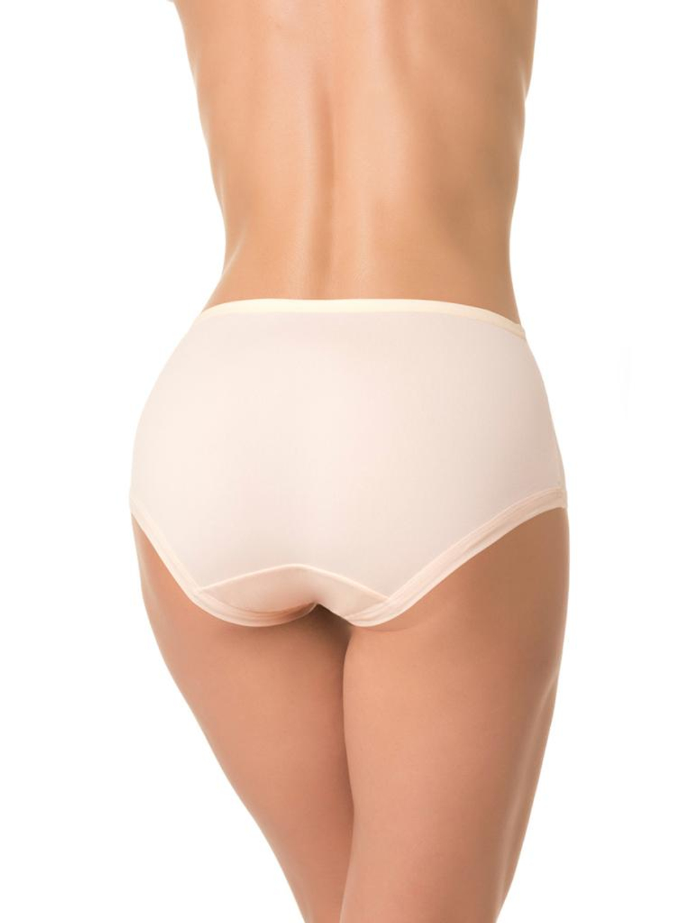 Трусы с высокой линией талии из бамбукового полотна (Размер: XXXL) (Цвет: бежевый)