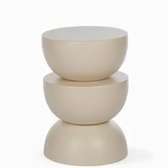 Кофейный столик Prosper Ø32х47 см, белый матовый