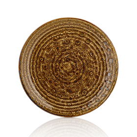 Тарелка круглая d=17 см,фарфор,серия "Cowry Yellow", By Bone