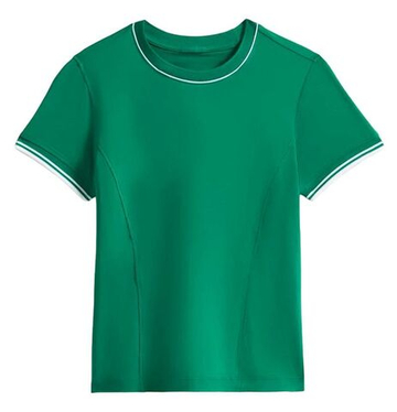 Женская теннисная футболка Wilson Team Seamless T-Shirt - зеленый