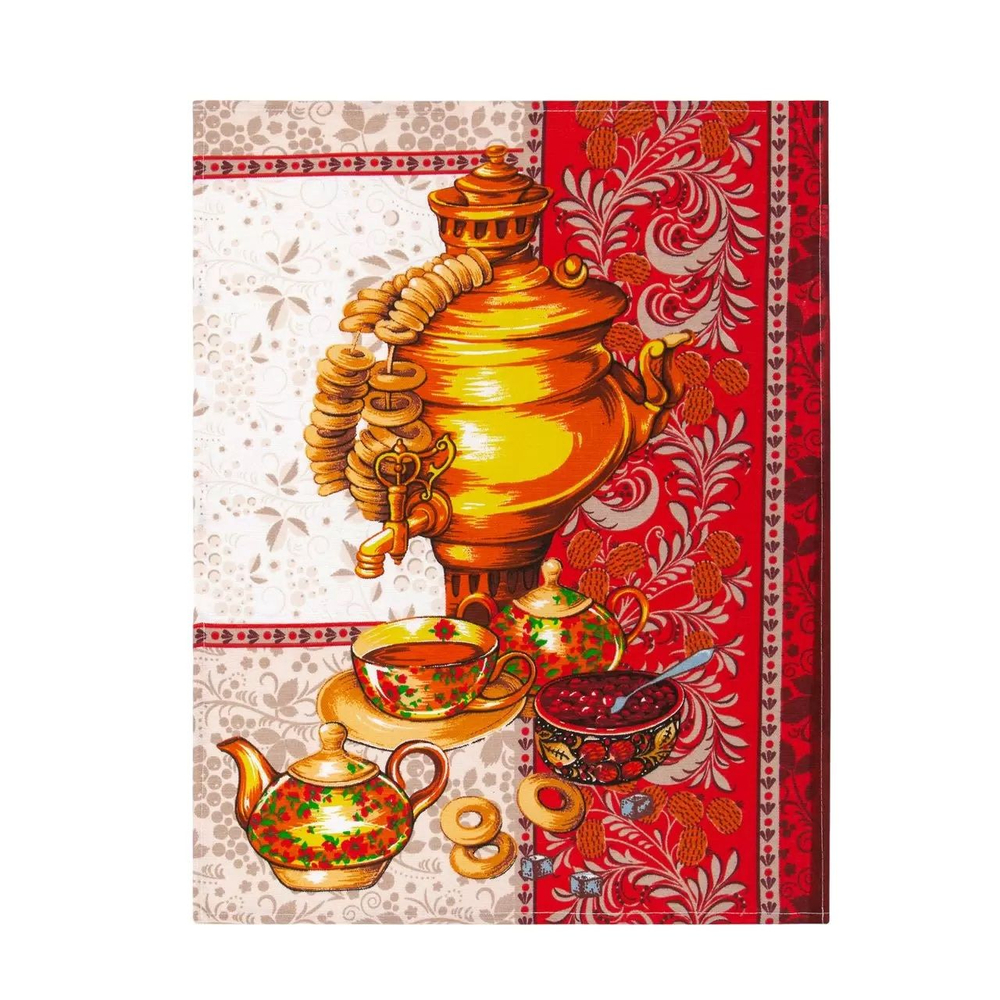 Набор кухонных полотенец, 3 шт , 45х60 см , рогожка