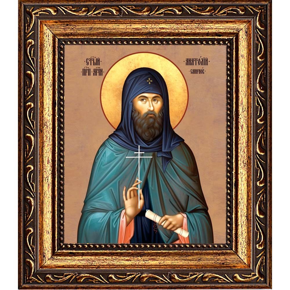 Анатолий Смирнов преподобномученик. Икона на холсте.