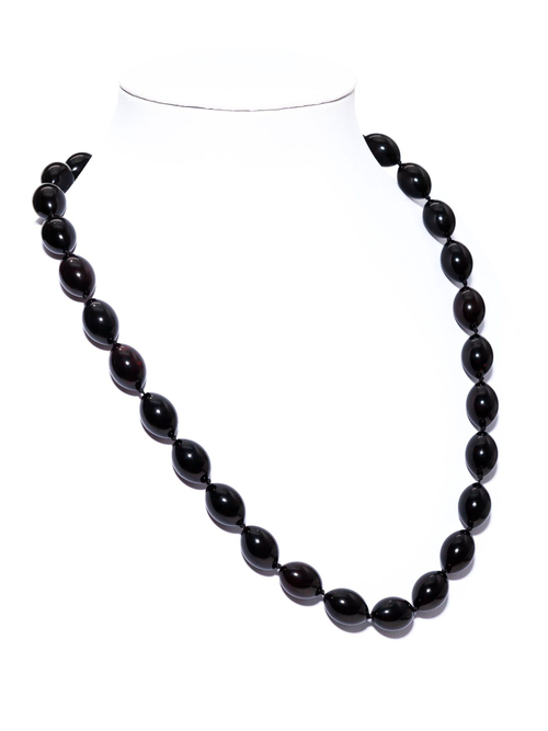 Бусы из янтаря натурального 50 см, бусины оливки 15 на 10 мм. Бусы ручной работы из Калининграда