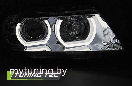 Передние фары для BMW 3 E90 / E91 (05-08) Chrome