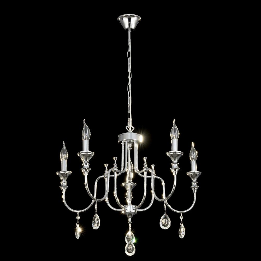 Citilux Рига CL437151 Люстра подвесная Хром