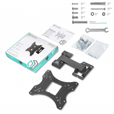 ONKRON M2S чёрный Для телевизоров диагональю 22"-42" Максимальная нагрузка: 30 кг VESA: 75x75, 100x100, 200x100, 200x200 мм