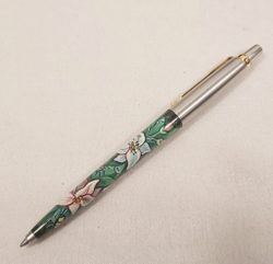 Ручка "Лилии" с ручной росписью Палех
