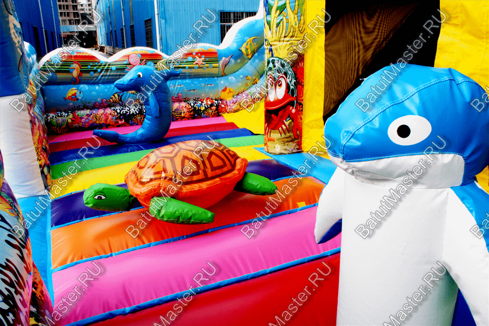 Коммерческий надувной батут "Немо" 8*7*6 м