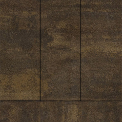 Тротуарная плитка ПРЯМОУГОЛЬНИК 900х300 мм - Листопад гранит Мокко