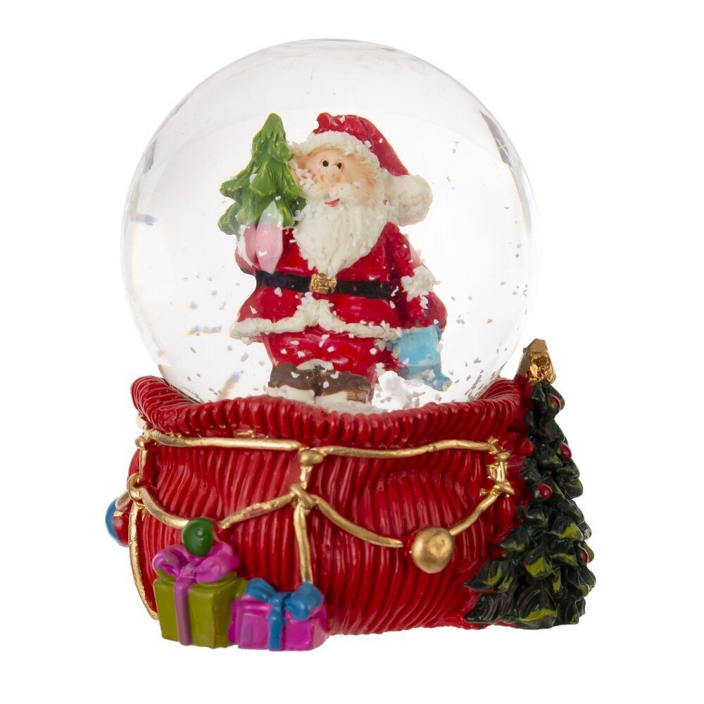 GAEM Фигурка декоративная "Дед Мороз" в стекл шаре, L5 W5,5 H6 см, 2в.