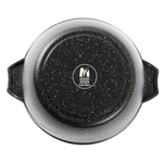 Кастрюля алюм, антиприг, 4 л, с крыш, крыш стекло, Мечта, Гранит black Induction Pro, 44802И, индукц