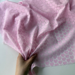 Батист розовые Сердечки