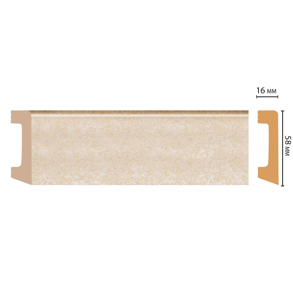 Плинтус Decomaster D234 D234-18D ДМ