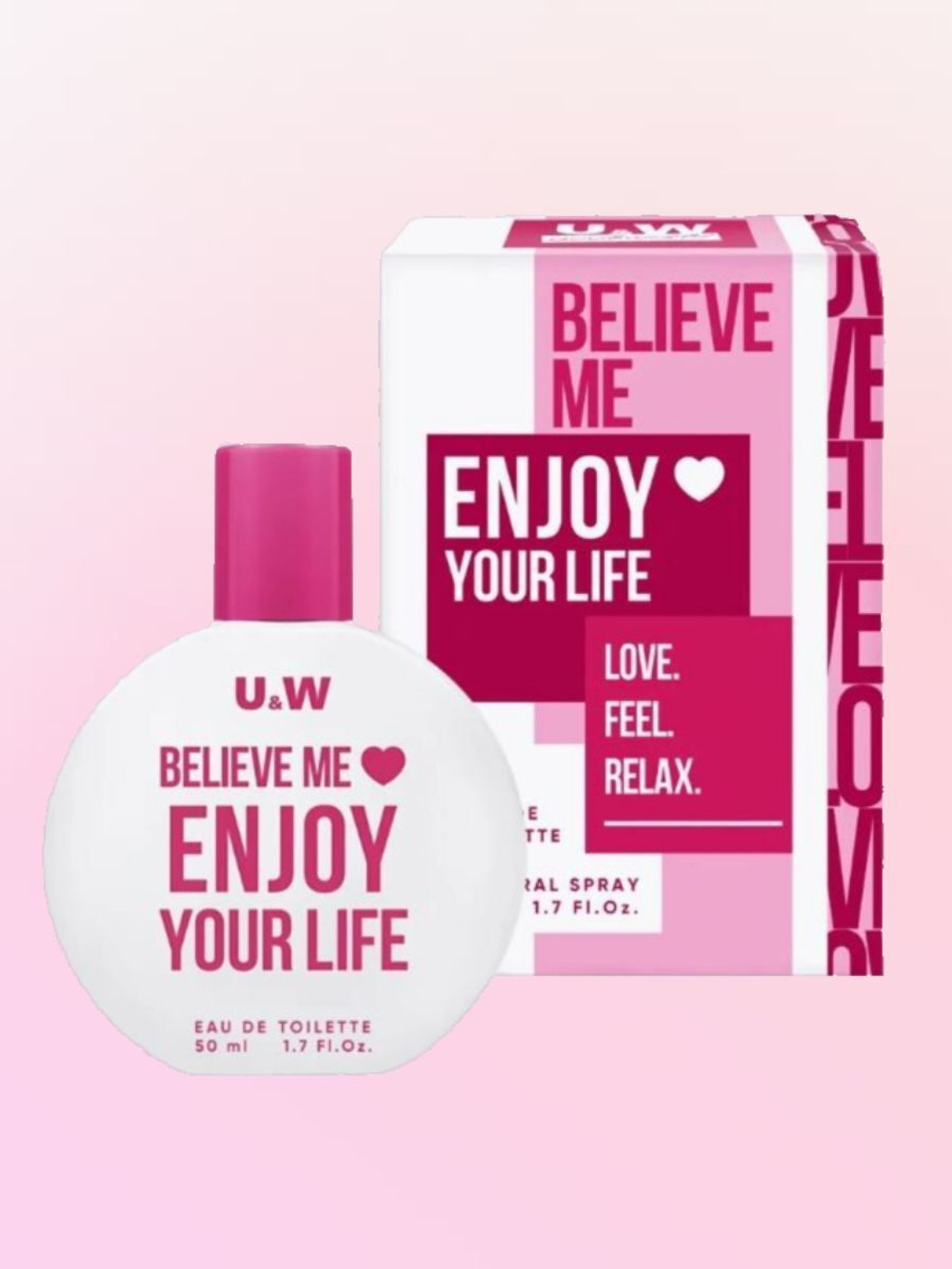 Туалетная вода "Believe me" Enjoy your Life, объем 50мл
