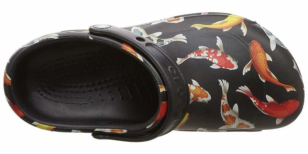 Сабо Crocs Work Bistro Graphic Clog Black Tangerine