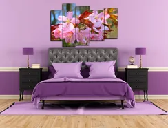 Модульная картина "Небесное отражение"