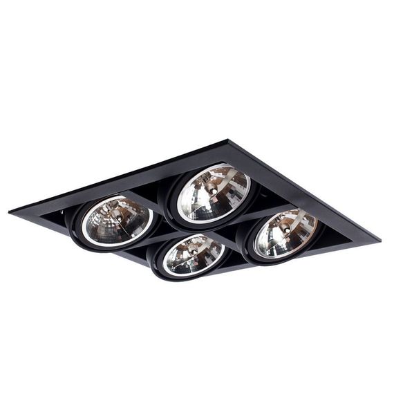 Встраиваемый светильник Arte Lamp Cardani A5935PL-4BK
