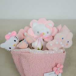 Мягкая игрушка Букет цветов Hello Kitty подарок девочке