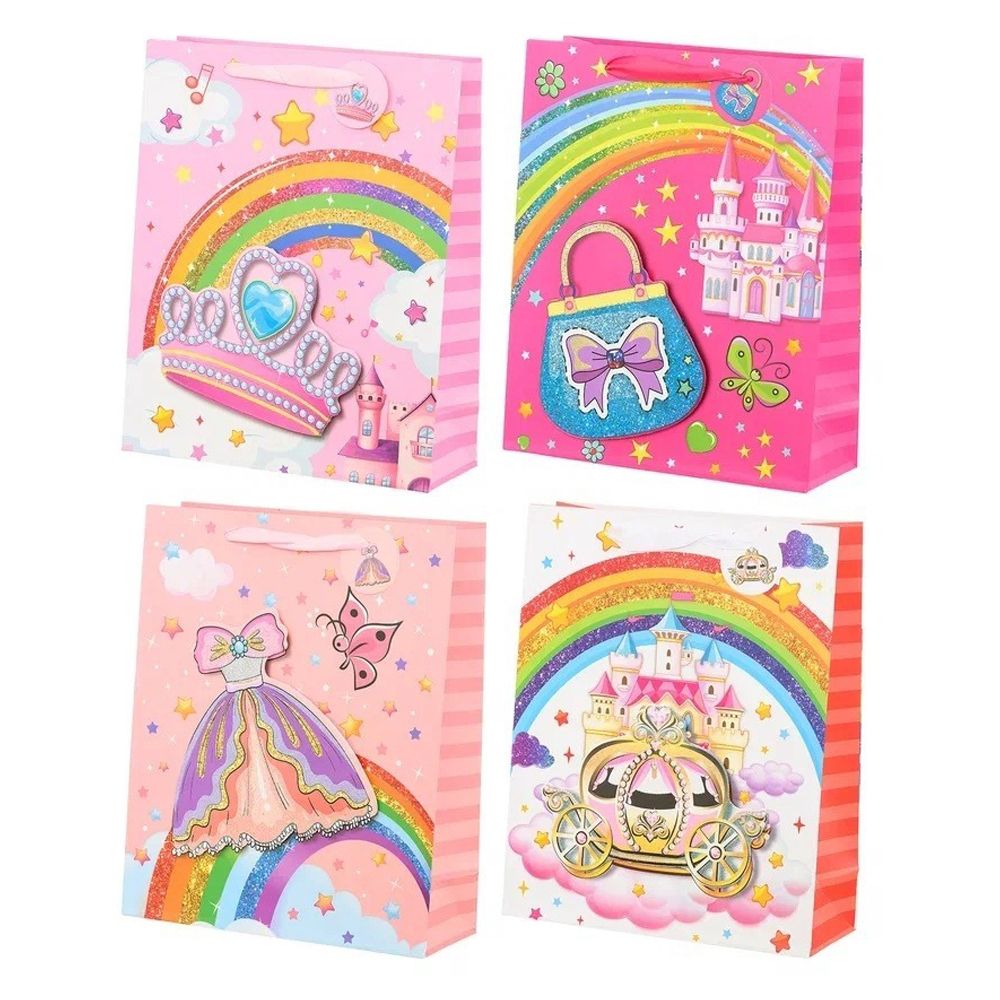 Подарочный пакет Basir, серия &quot;Для маленьких принцесс&quot;, 26*32*10 см, ассорти