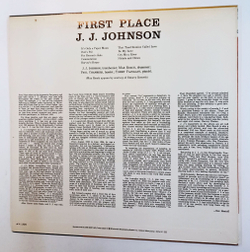Винтажная виниловая пластинка LP J.J. Johnson First Place (Japan 1973)