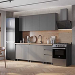 Кухня Честер 2,0м графит