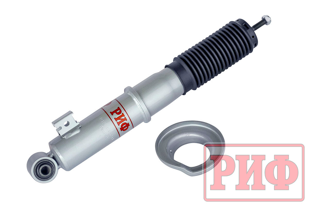 Амортизатор усиленный передний газовый Mitsubishi L200 2005+, Pajero Sport II, III 2009+ лифт 0-40 мм РИФ