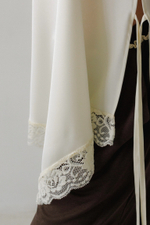 Топ шелк Асимметрия (шампань)