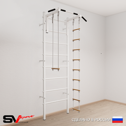 Шведская стенка Sv Sport 518 (Турник стандарт/Лестница/Трапеция)