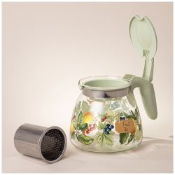 ЗАВАРОЧНЫЙ ЧАЙНИК AGNESS С ФИЛЬТРОМ "ФРУКТЫ" 900 МЛ.