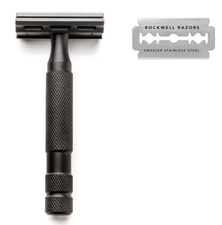 Т-образная бритва Rockwell 6S из нержавеющей стали черная (RR-6S-PVD-BLK)