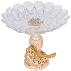 Фруктовница-конфетница Птичка Терра сонг Айвори