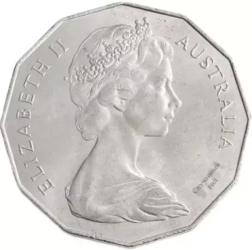 50 центов 1969-1984 Австралия