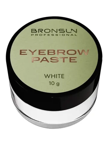 Паста для бровей BRONSUN, цвет белый, 10 г