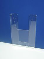 Карман буклетница настенная А4 верт 20мм 2мм акрил