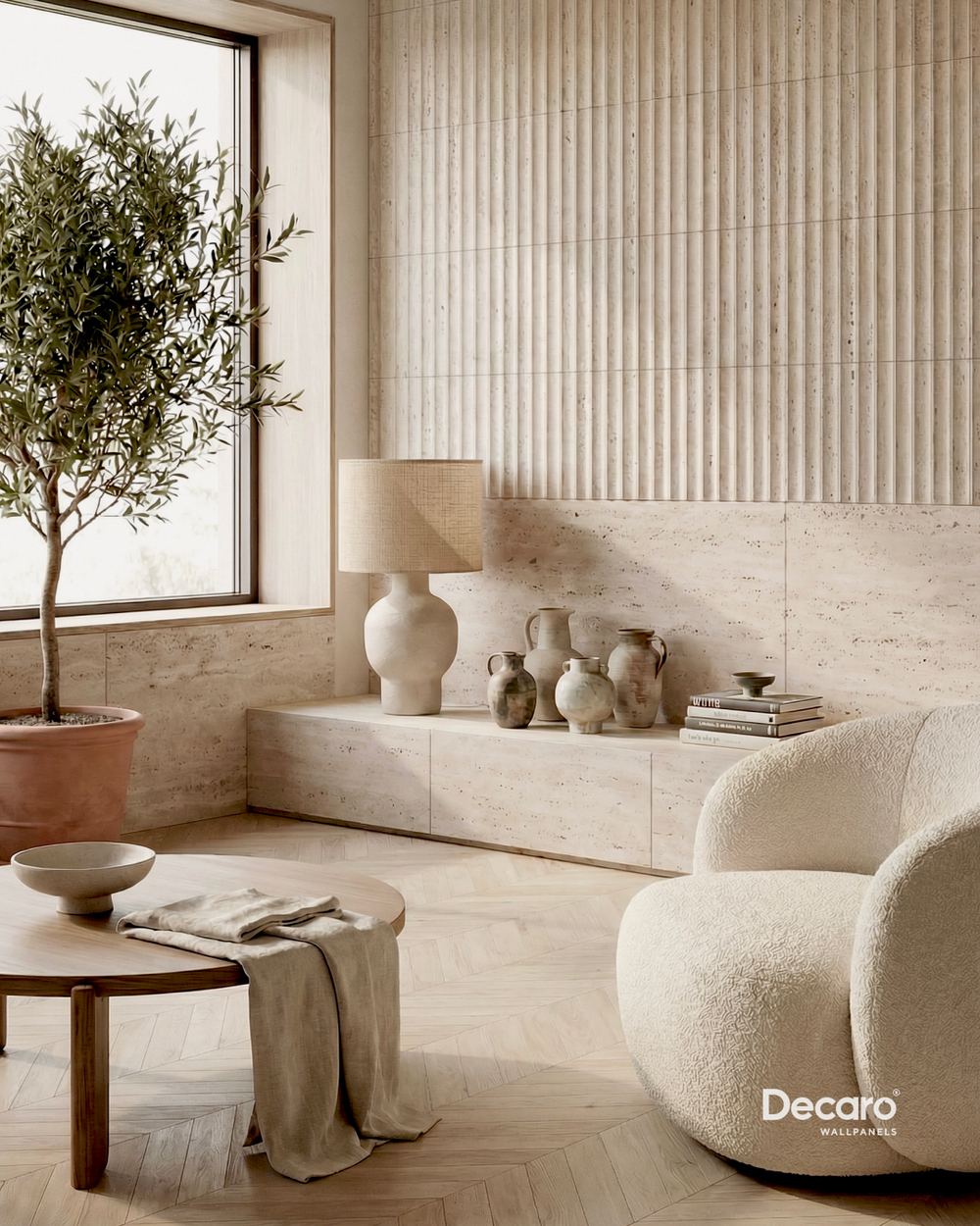 Гибкий камень Decaro WallPanels Flex Stone D1013 Travertine