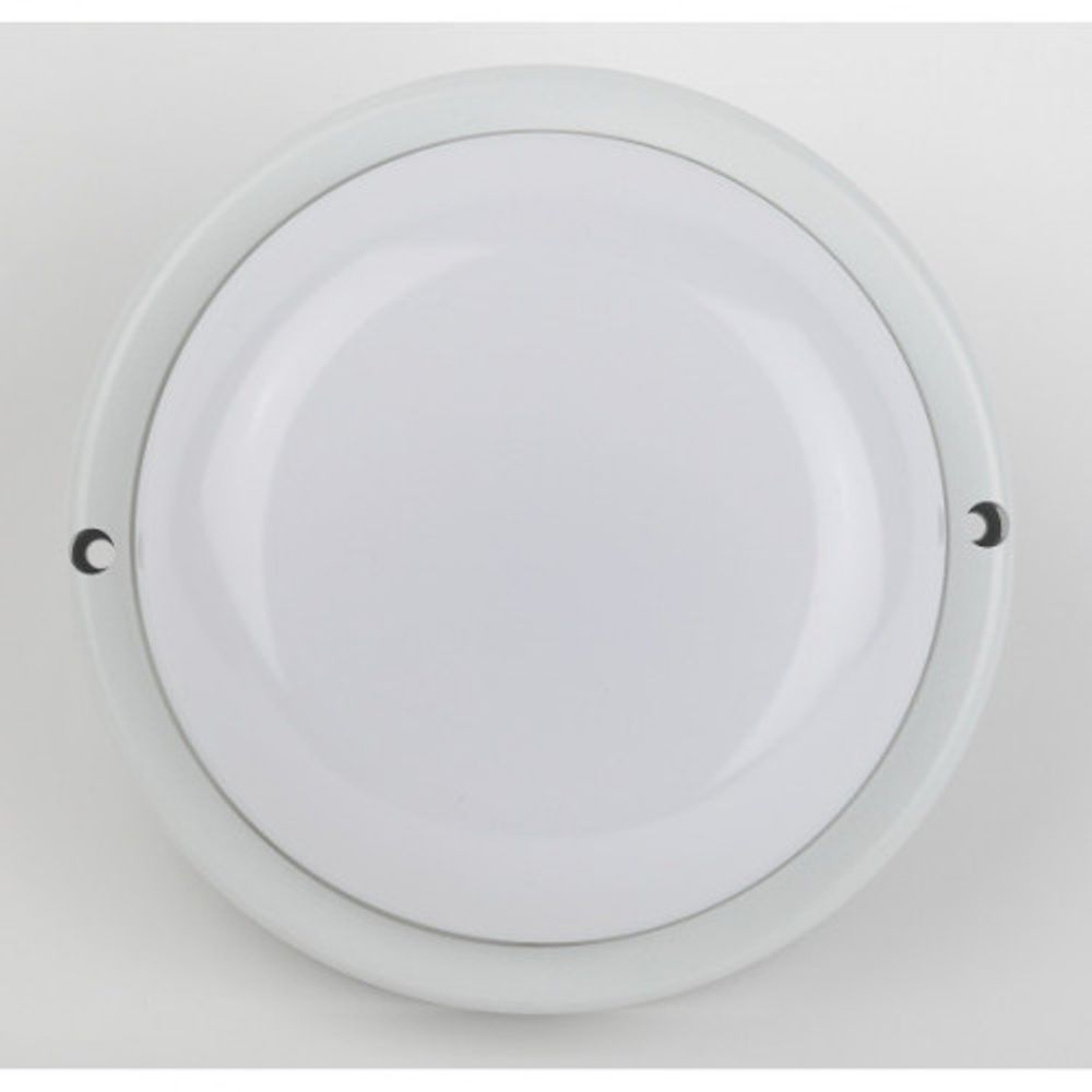 Светильник ЖКХ светодиодный ЭРА SPB-201-2-40K-018 IP65 4000К 18Вт D185 круг с оптико-акустическим датчиком | Светильники для ЖКХ IP65