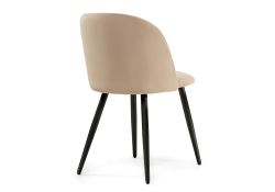 Стул на металлокаркасе Gabi 1 dark beige / black