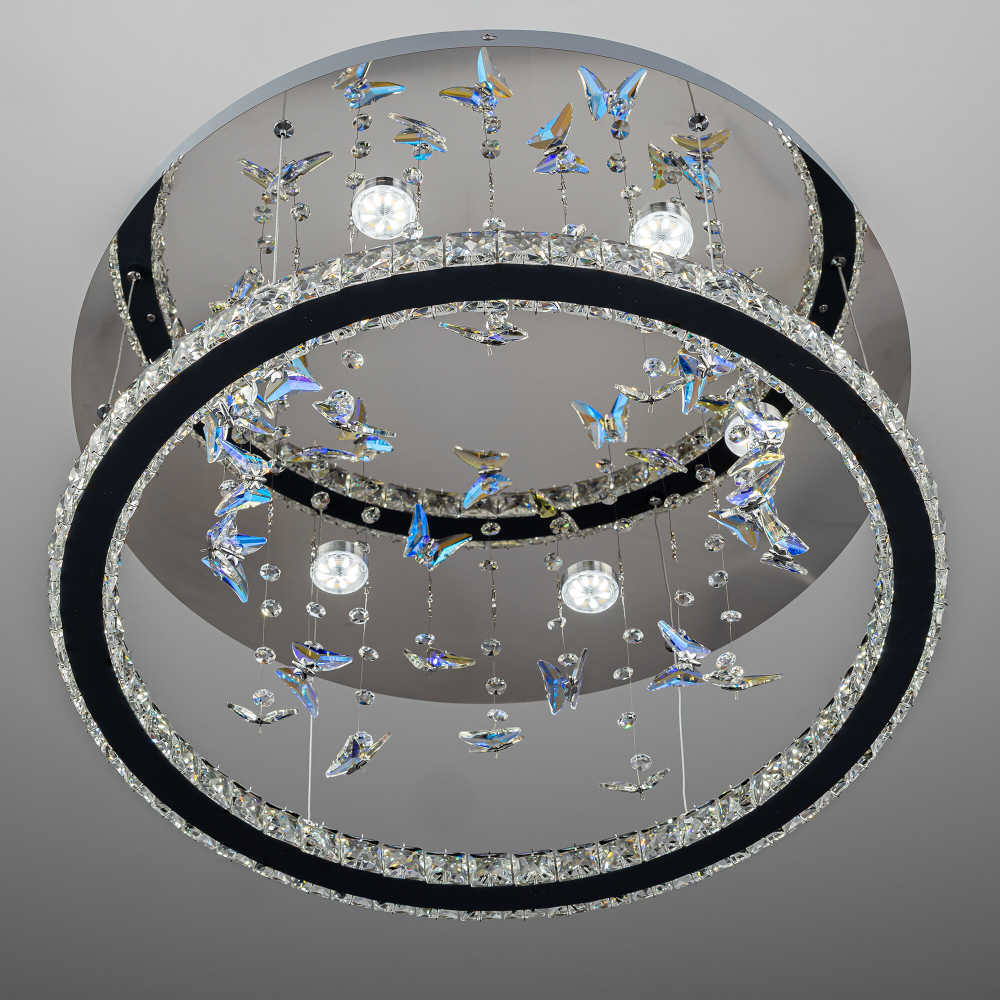 Citilux ETERA CL322050 LED Люстра хрустальная с пультом