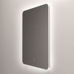 Зеркало LED VLM-3BE500 500х700 c сенсорным выключателем и диммером
