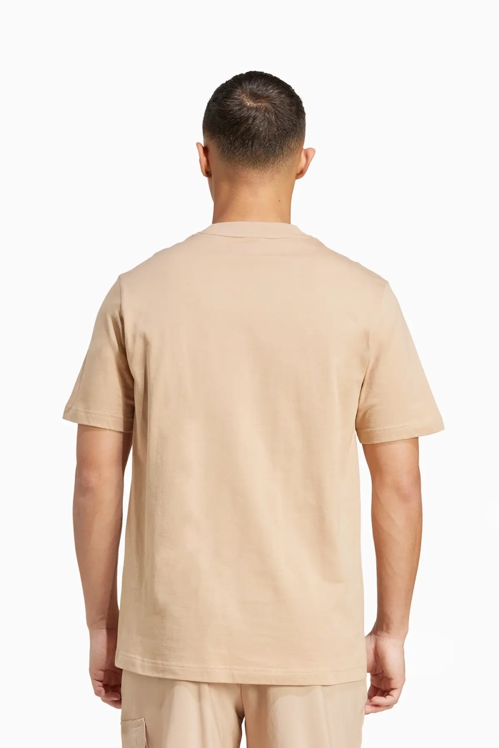 Футболка adidas Essentials Small Logo Single - бежевый