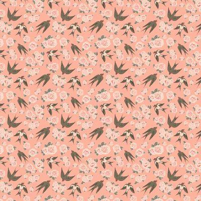 Ласточки и пионы (уменьшенная версия)