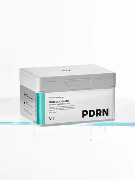 VT Cosmetics Набор тканевых масок с ПДРН для сияния кожи PDRN Daily Mask 30 шт
