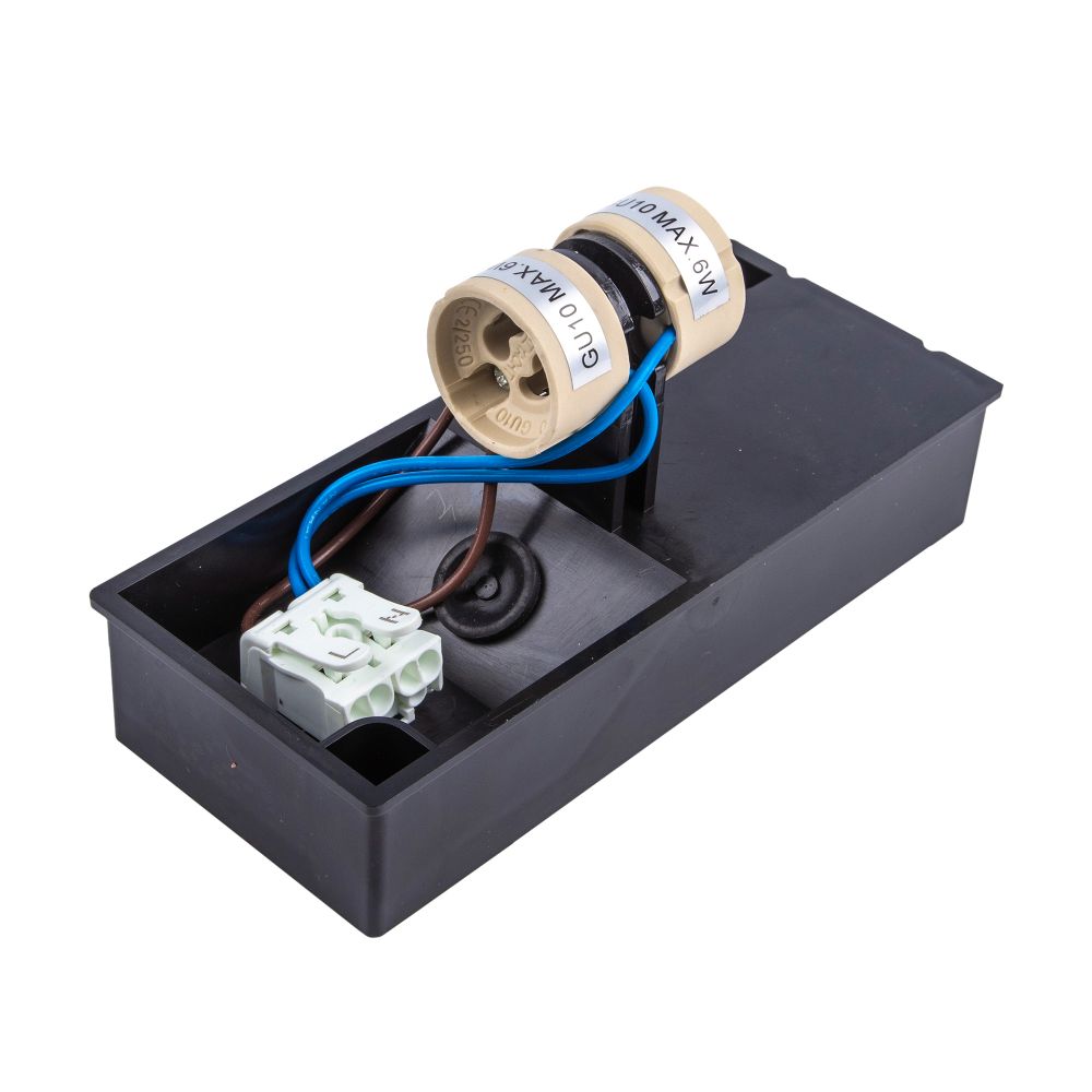 UUL-P42A 2х6W-GU10 IP65 MARBLE Светильник уличный. под две лампы GU10. Архитектурный накладной. Цвет корпуса мрамор. TM Uniel