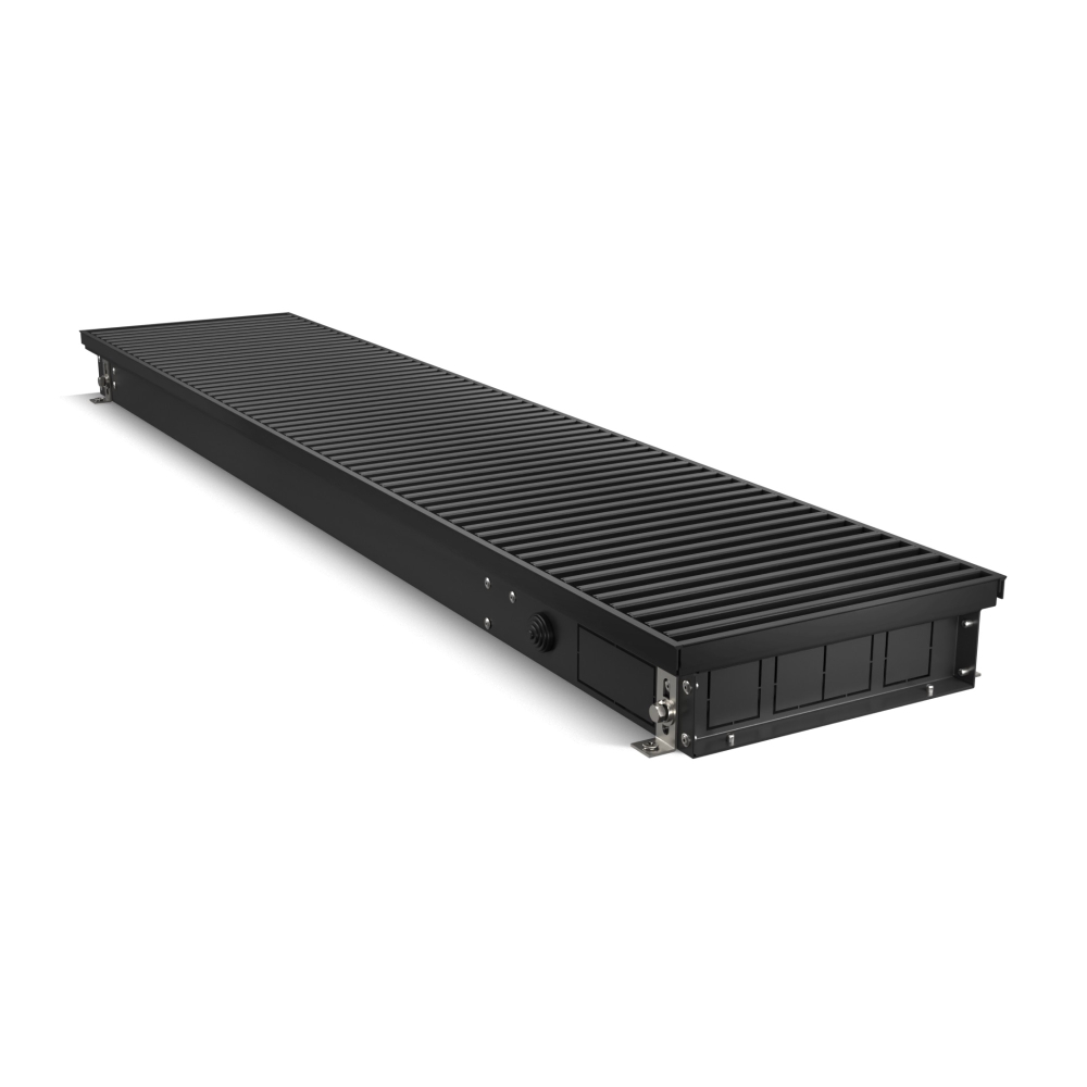 Конвектор внутрипольный Royal Thermo ATRIUM TURBO-80/250/1600-DG-U-BL